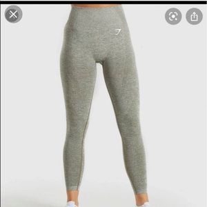 Gymshark Vital Seamless Leggings 2.0 - Khaki Marl